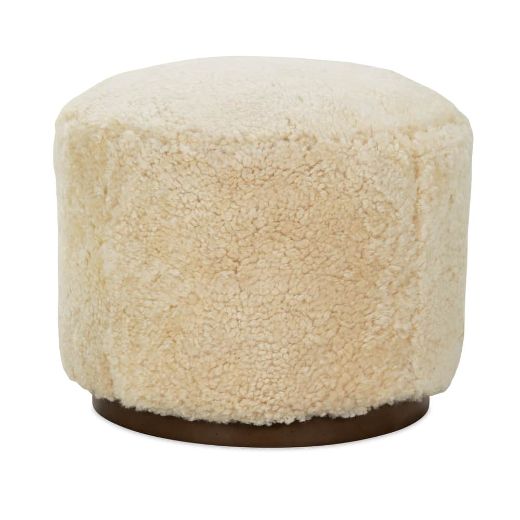 Picture of Shearling Leather Rocco Ottoman